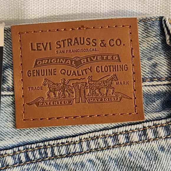 Levi Strauss Premium Women's Jeans Wedgie Straight High Rise Blue Size 32x26 - Picture 8 of 16